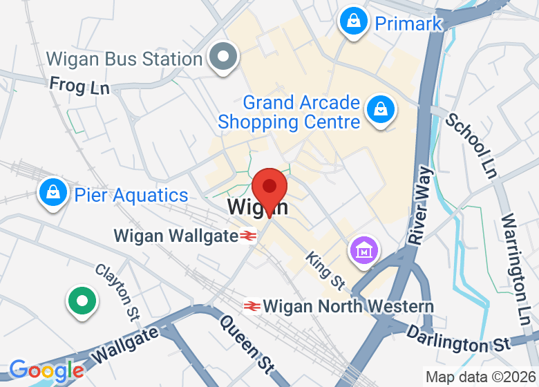 Map showing event location