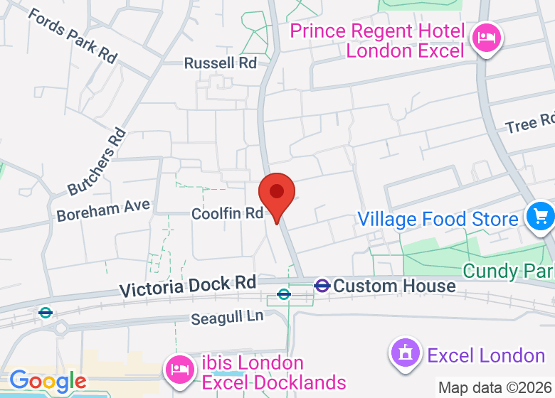 Map showing location of CustomMade