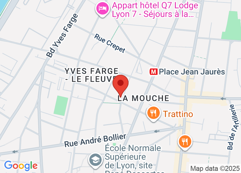 Map showing event location