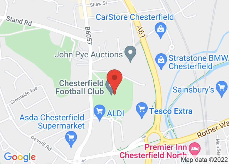 Map showing location of SMH Group Stadium