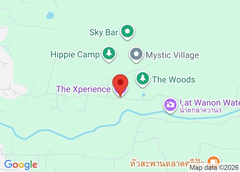 Map showing location of The Xperience