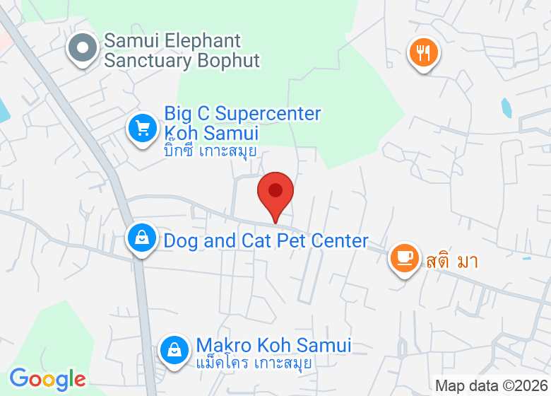 Map showing location of Yansa Studio