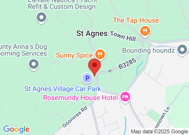 Map showing location of St Agnes MMI - The Miners & Mechanics' Institute