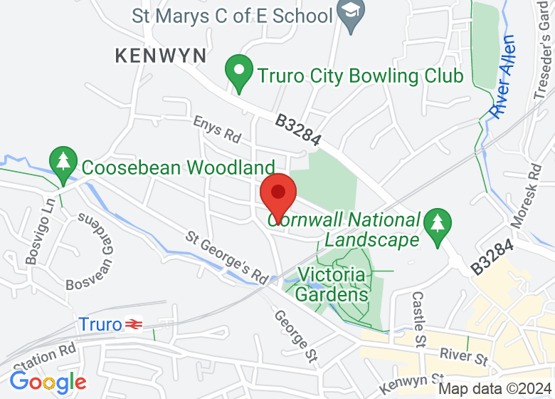 Map showing location of Hendra Hall (Carrick Sports and Recreation Centre)
