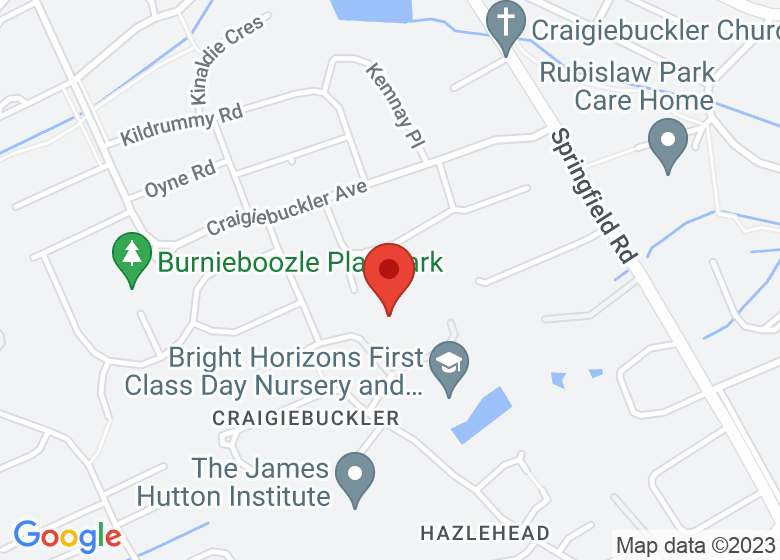 Map showing location of 53rd Aberdeen Scout Group