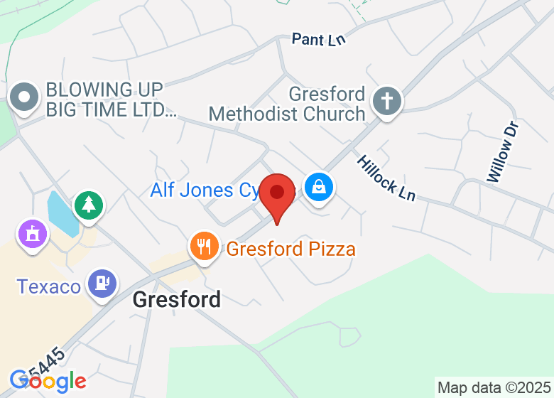 Map showing location of The Homestead 