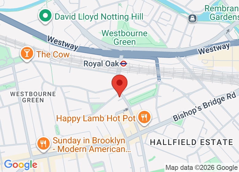 Map showing location of West London Buddhist Centre