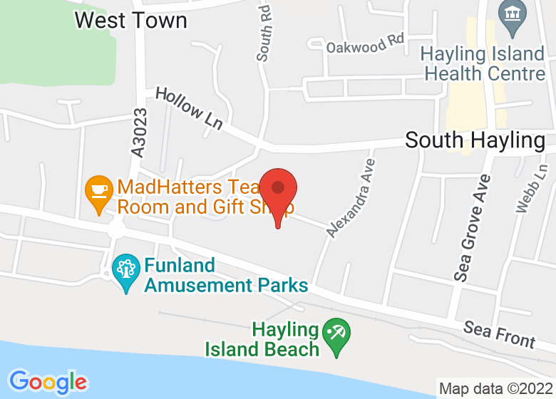 Map showing location of Seacourt Tenis Club