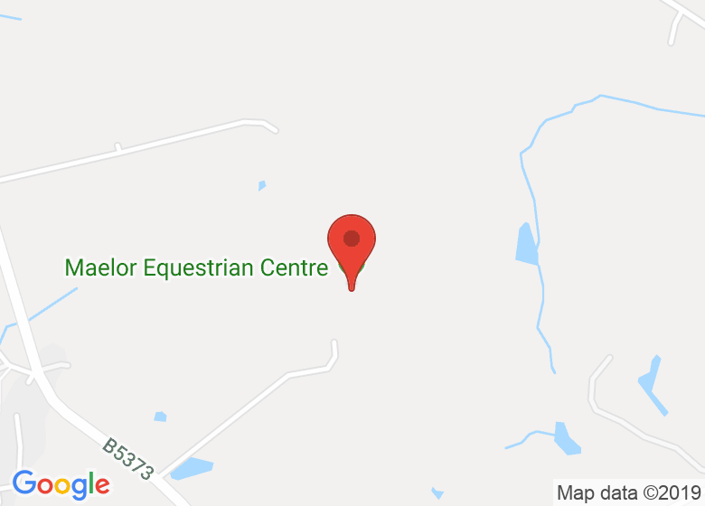 Map showing location of Maelor Equestrian Centre