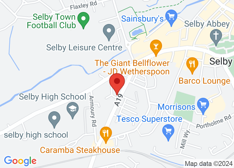 Map showing location of The Breathing Space Yoga Studio