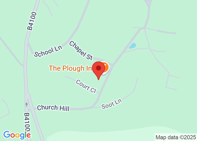 Map showing location of Warmington Village Hall