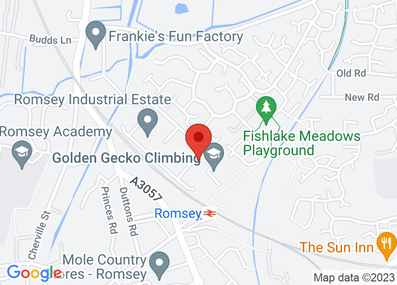Map showing location of Starlight Trampoline & Gymnastics Club