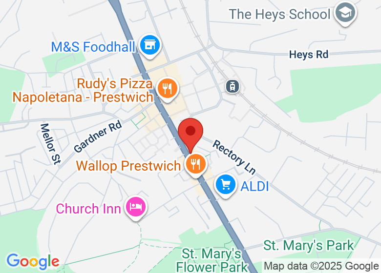 Map showing location of Soul Fitness-Prestwich 