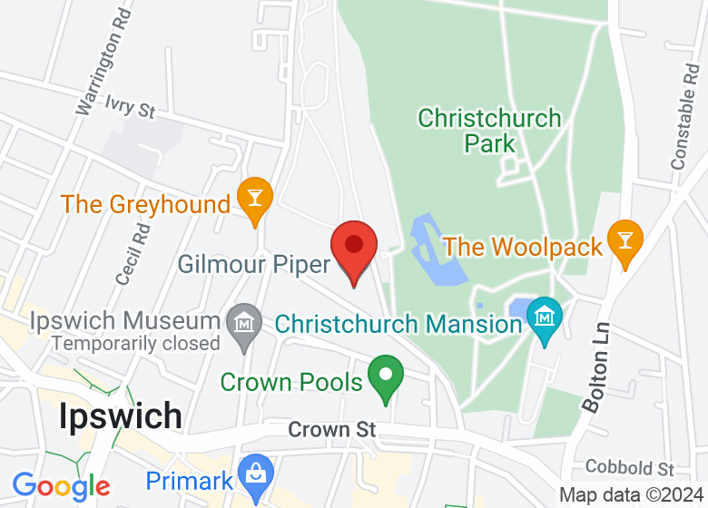 Map showing location of Gilmour Piper