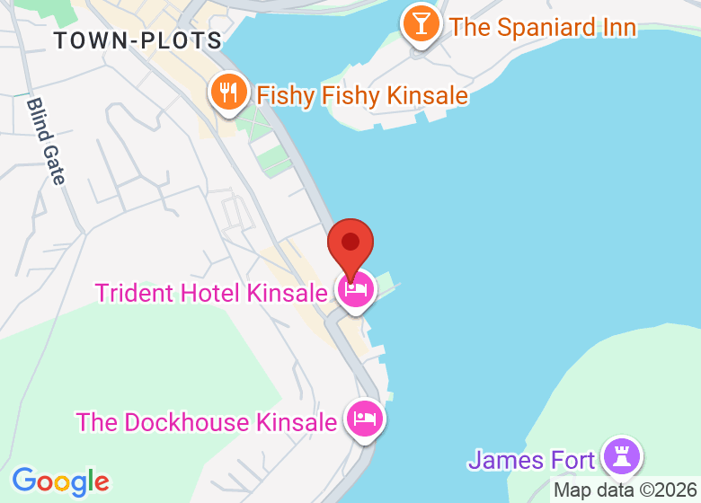 Map showing location of Bean & Berry Kinsale