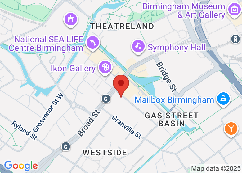 Mappa che mostra la posizione di Leonardo Royal Hotel Birmingham