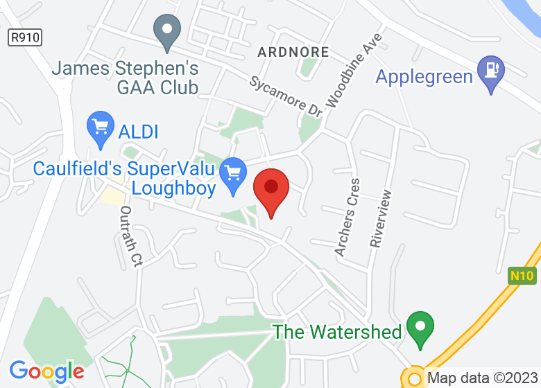 Map showing location of St Patrick's Parish Centre, Loughboy, Kilkenny