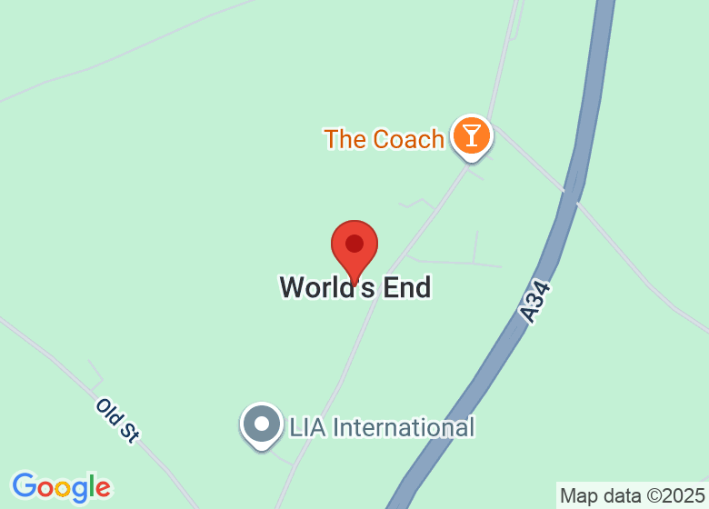 Map showing event location