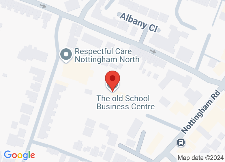 Map showing location of A Space to Breathe Studio