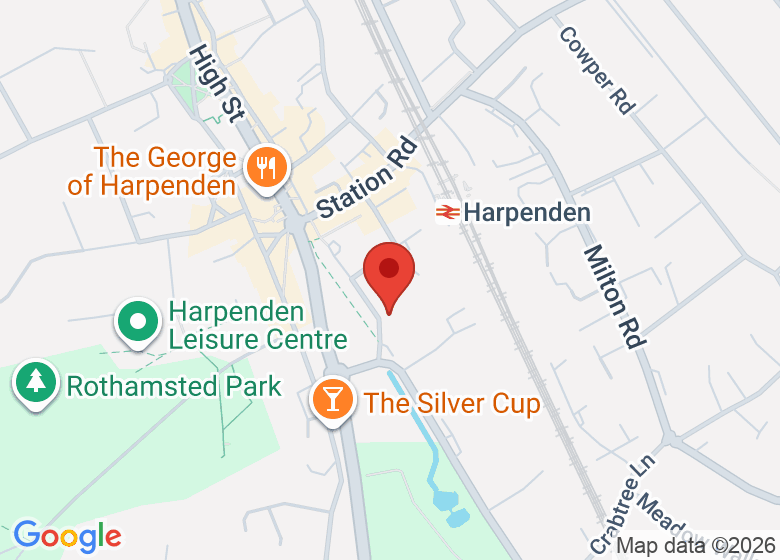 Map showing location of Quaker Meeting House