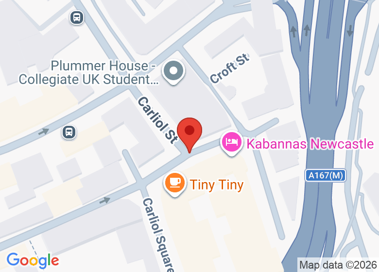 Map showing location of Mindful Therapies Centre