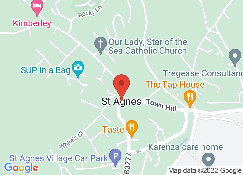 Map showing location of St Agnes Boxing Club