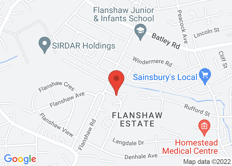 Map showing location of The Little Hub