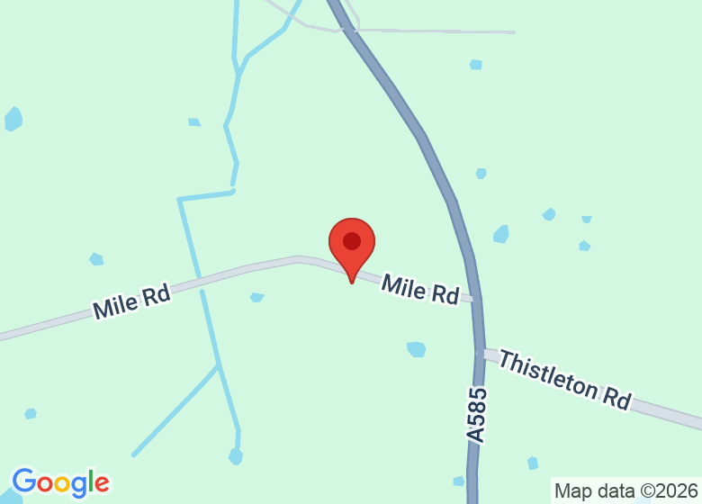 Map showing location of Unleashed Secure Dog Fields