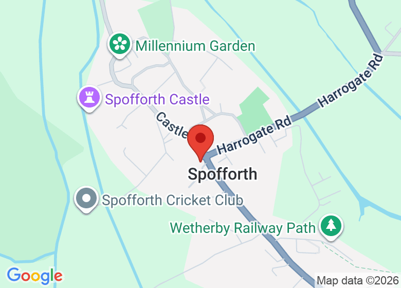 Map showing location of Castle Inn