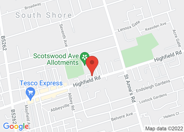 Map showing location of Sugar High Aerial Fitness
