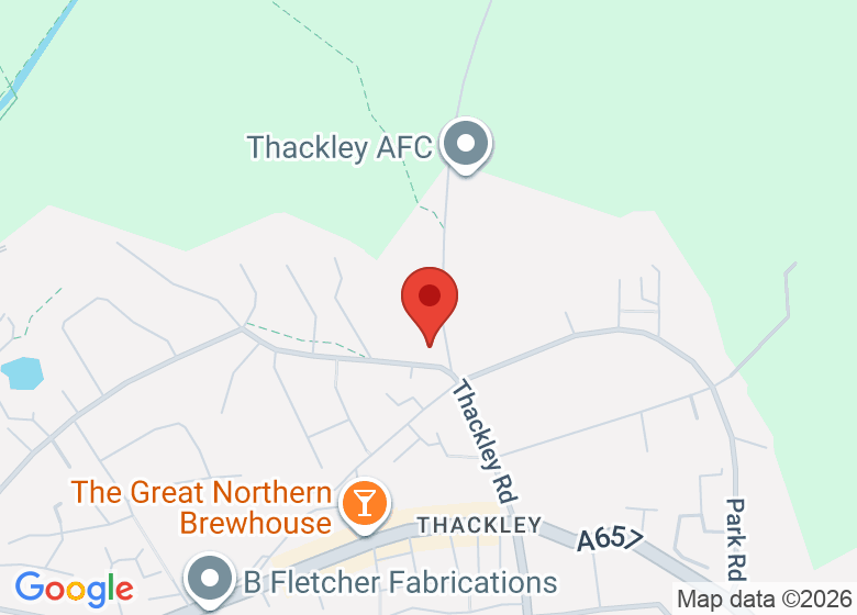 Map showing location of Thackley Cricket Club