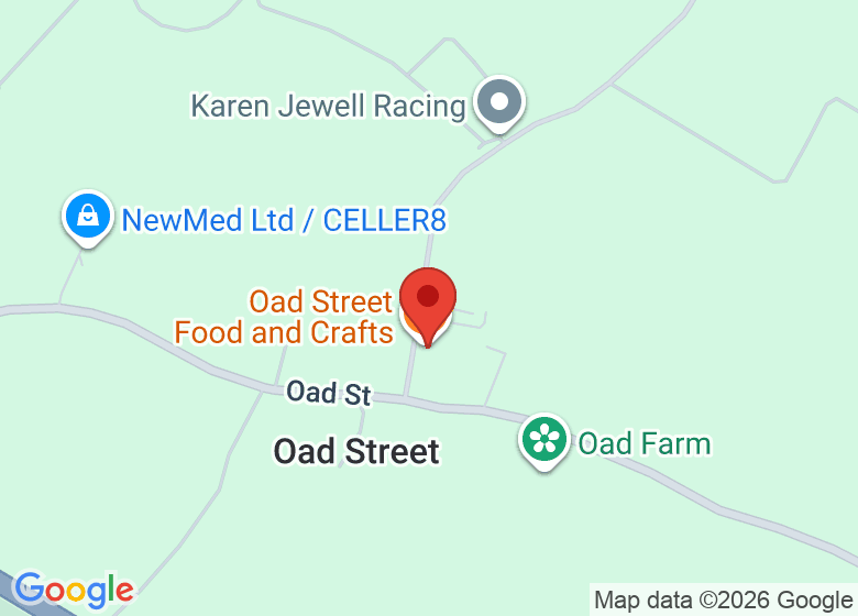 Map showing location of Oad Street Food and Crafts