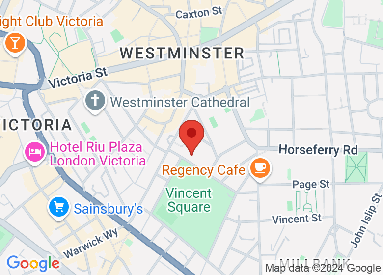 Map showing location of Capital City College Westminster centre (formerly Westminster Kingsway College - Victoria Centre)