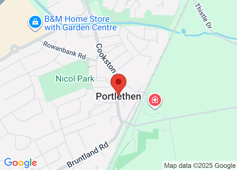 Map showing location of Portlethen Community Centre 