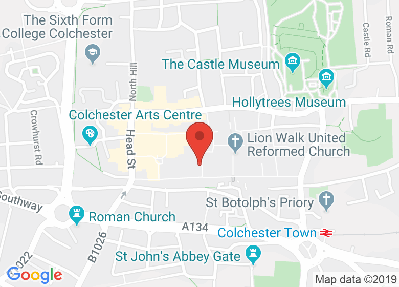 Map showing location of The Tree Room Centre
