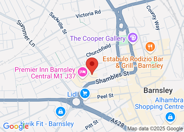 Map showing location of Lamproom Theatre Westgate