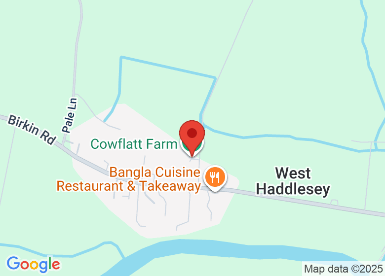 Map showing location of Cowflatt Farm