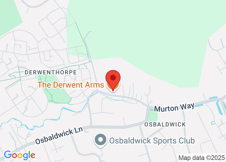Map showing location of The Derwent Arms