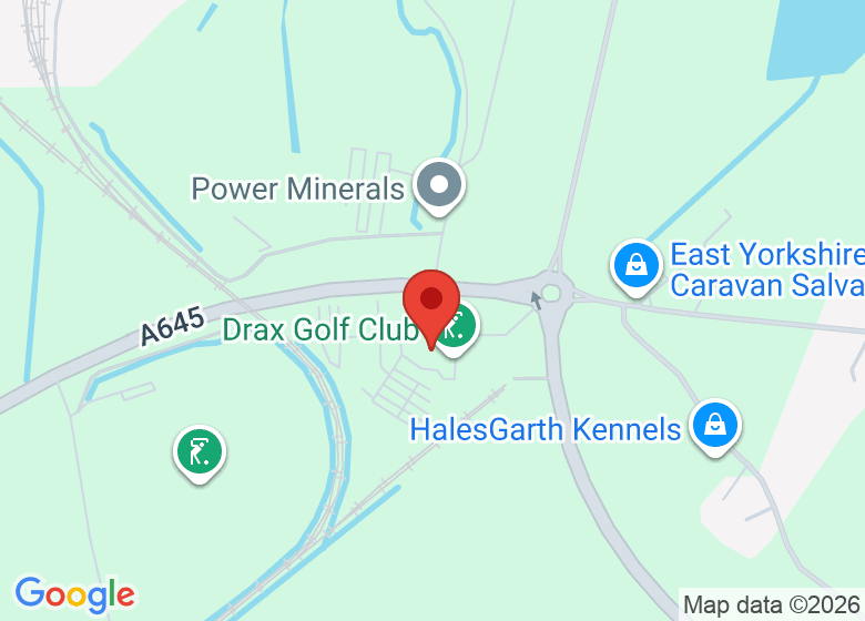 Map showing location of Drax Sports & Social Club
