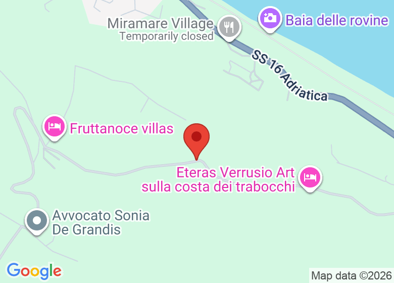 Map showing event location