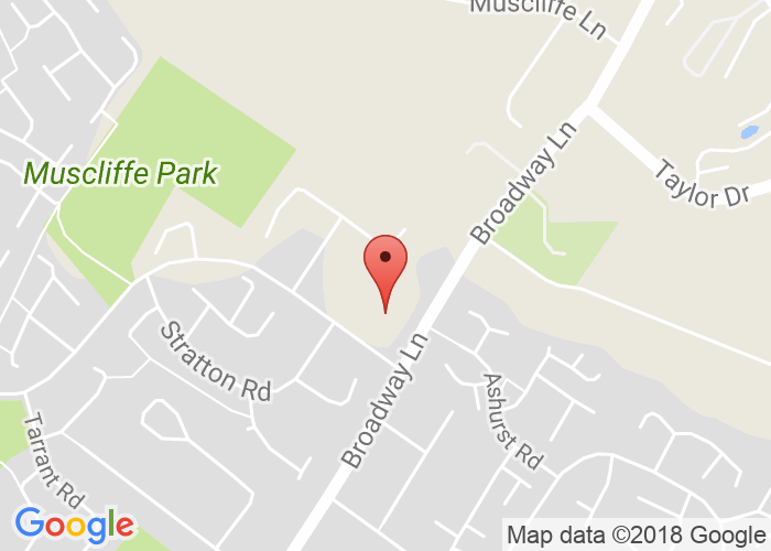 Map showing event location