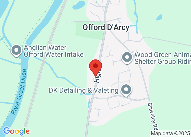 Map showing location of Hartbeeps House - St Neots & Hunts