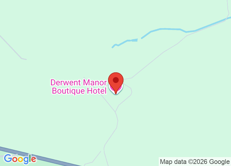 Map showing location of Derwent Manor Boutique Hotel