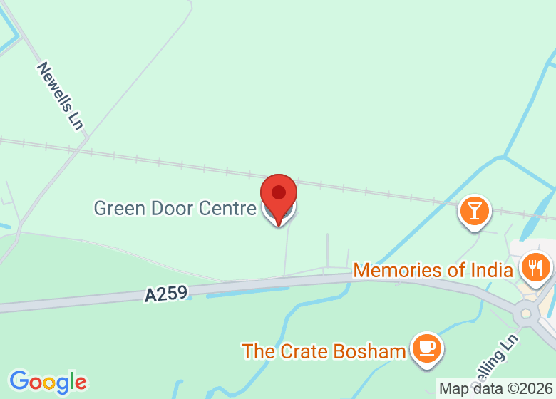 Map showing location of Green Door Centre