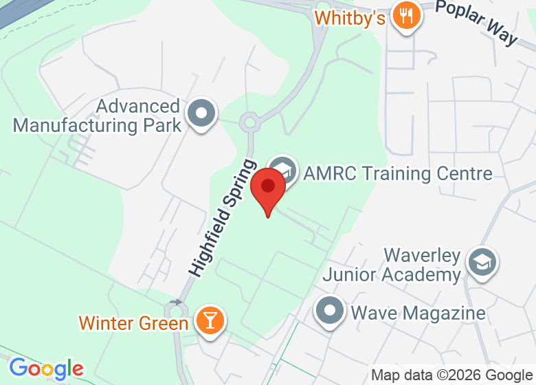 Map showing location of Waverley Community Hub