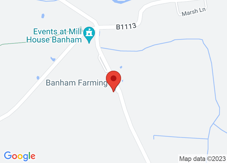 Map showing location of events at mill house banham