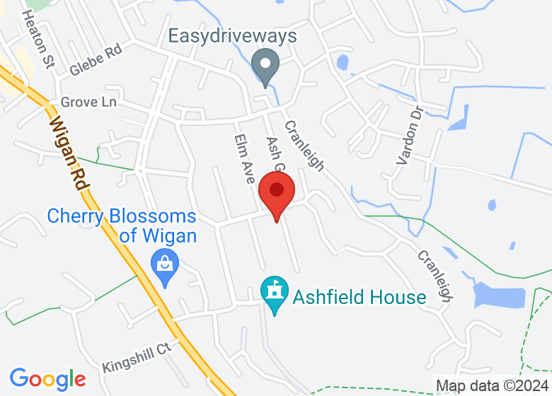 Map showing event location