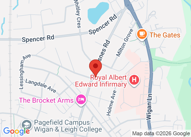 Map showing location of Poets Corner