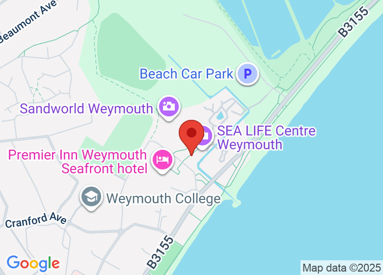 Map showing location of Lodmoor Country Park