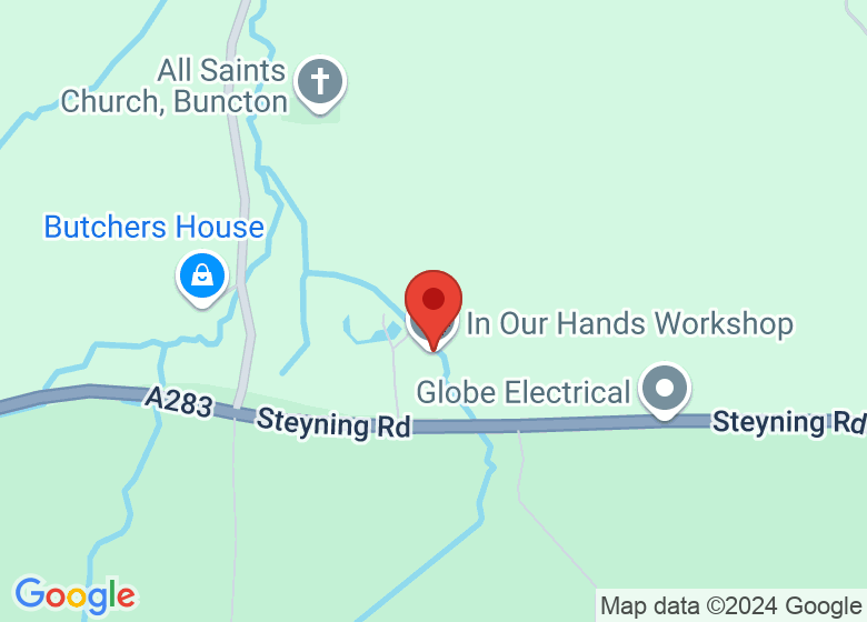 Map showing location of In Our Hands Workshop